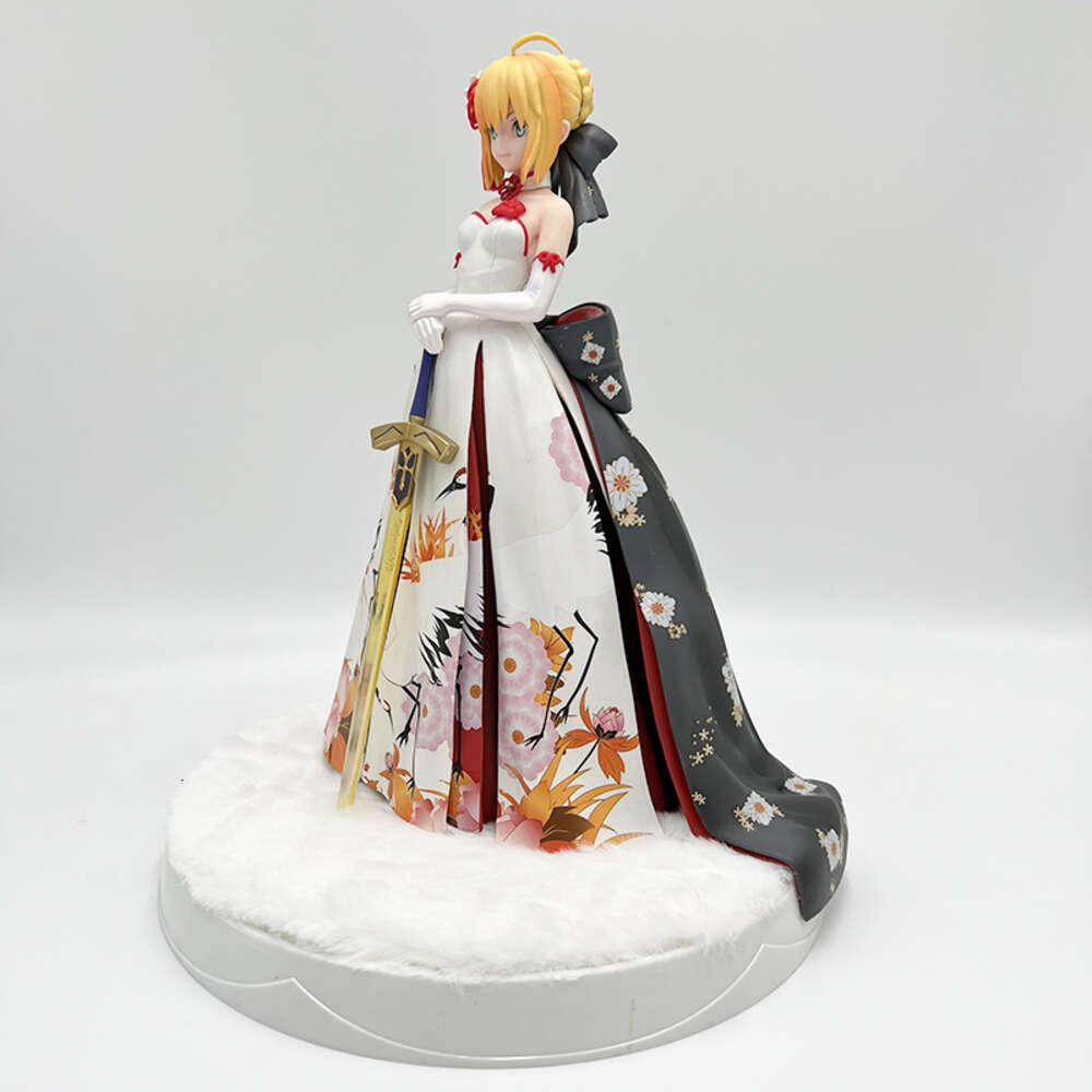 Mascot Costumes 25cm Fate/stay Night Saber Anime Figure Fate/grand Order Saber Kimono Action Figure Saber Alter Figurine Collectible Doll Toys