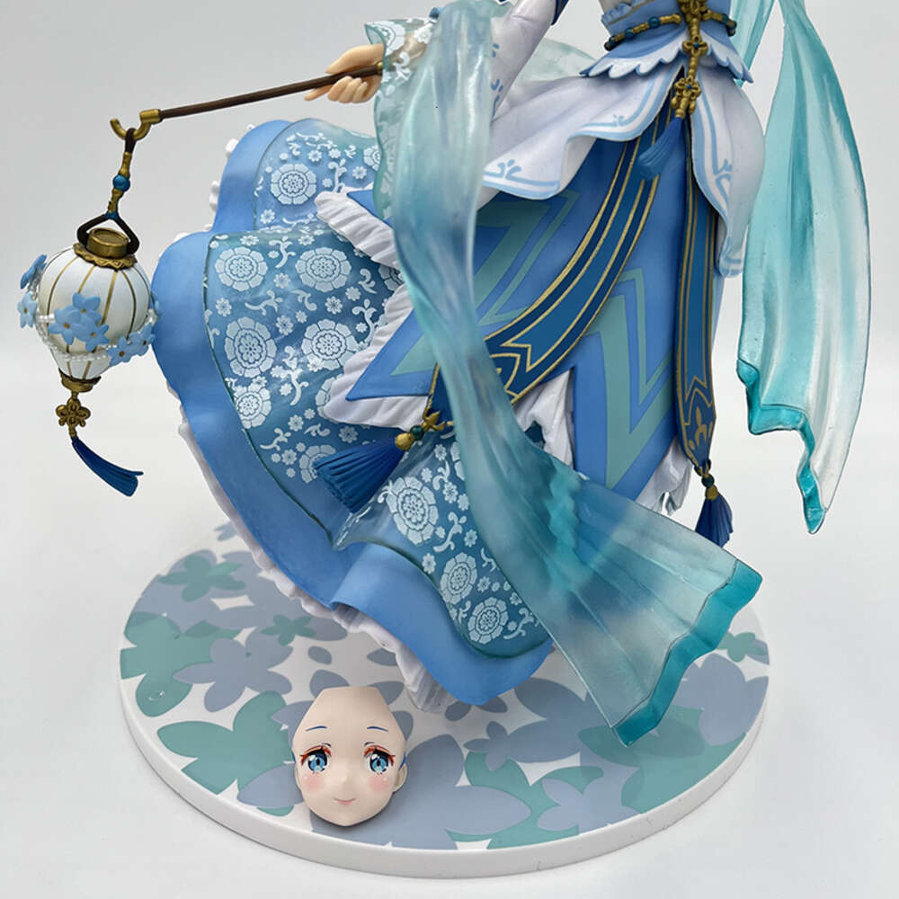 Mascot Costumes 26cm Rem Hanfu Sexy Anime Figure Re:zero -starting Life in Another World Rem Ram Action Figure Collection Model Doll Toys Gifts