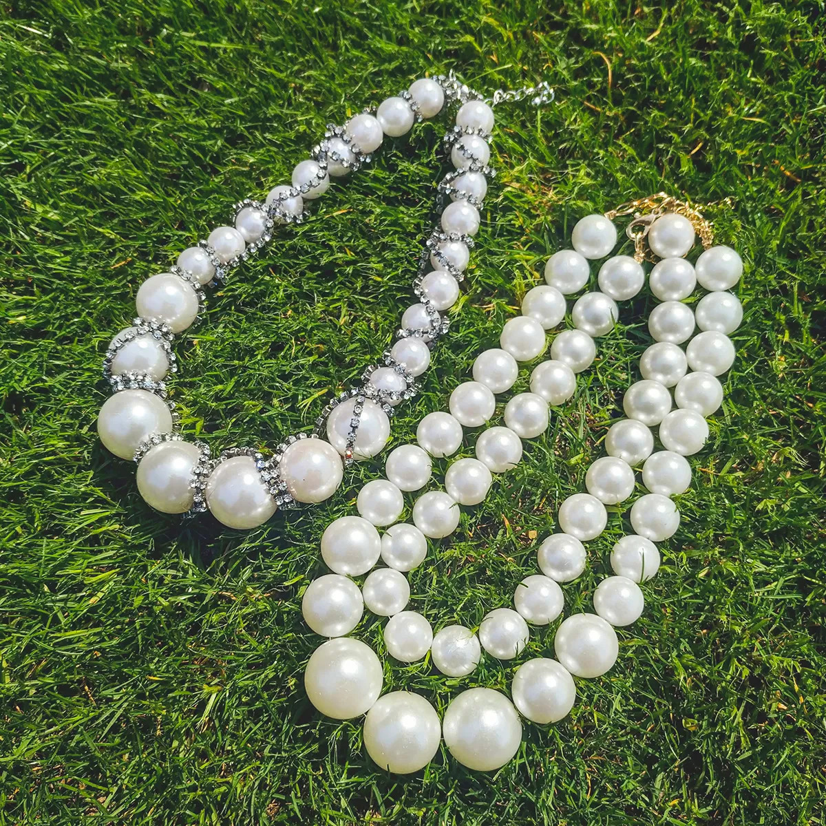 Chokers Vedawas Bright Artificial Pearl Necklace for Women Party 2023 Trend Jewelry 231010
