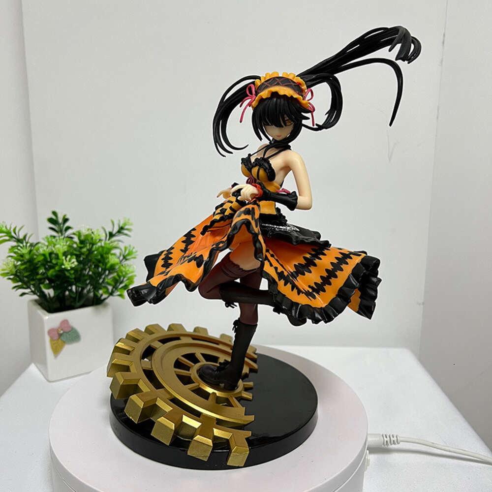 Mascot Costumes 28cm Date A Live Ii Sexy Anime Figure Kurumi Tokisaki Action Figure Nightmare Kurumi Tokisaki Figurine Collection Model Doll Toy