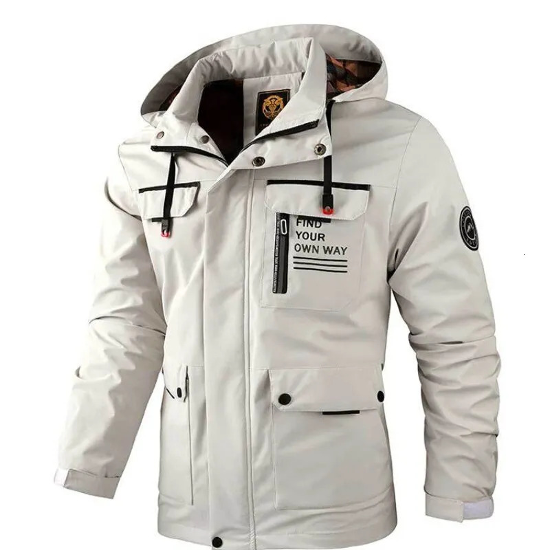 Men's Trench Coats Hooded Casual High Quality Jacket Outdoor Windbreaker Thermal Clothing Lightweight Waterproof Fashion Cold Wint 231010