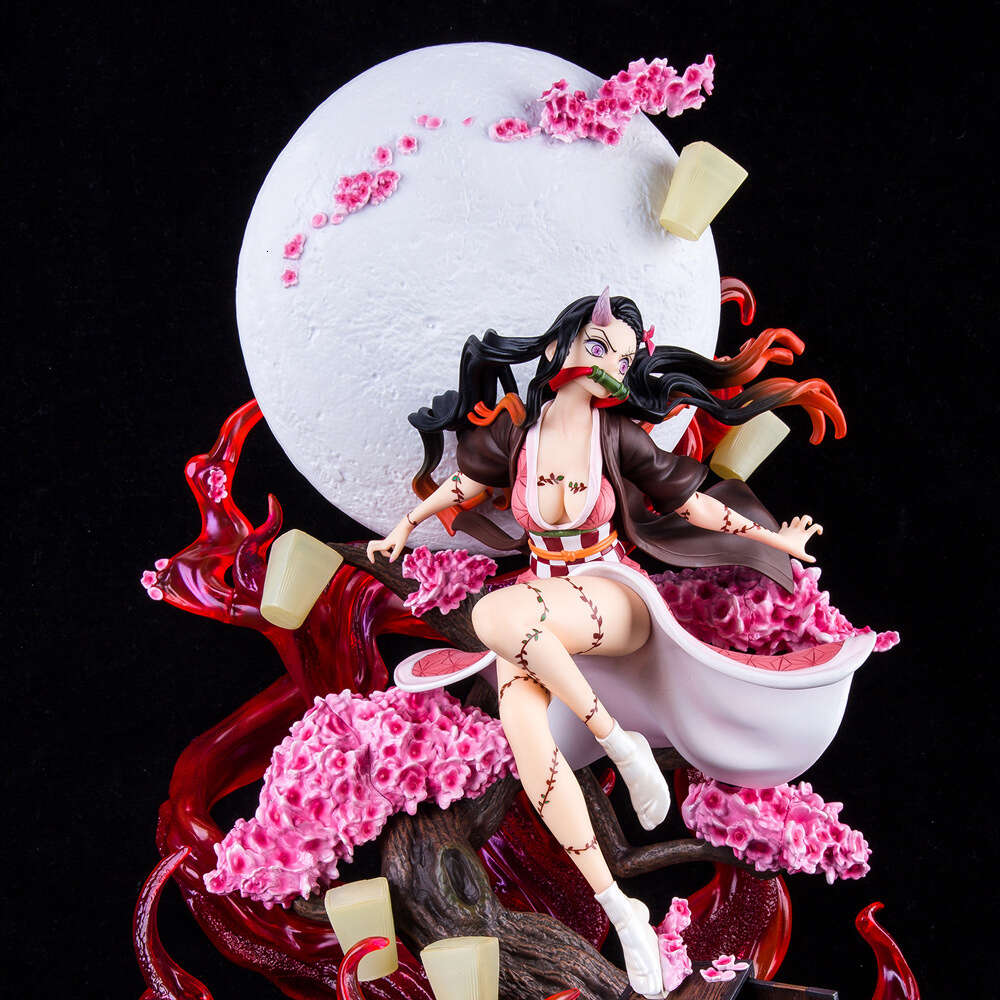 Mascot Costumes 31cm Anime Demon Slayer Gk Kamado Nezuko Violent Blood Ver 1/6 Kimetsu No Yaiba Pvc Collection Action Figure Model Toys Gifts