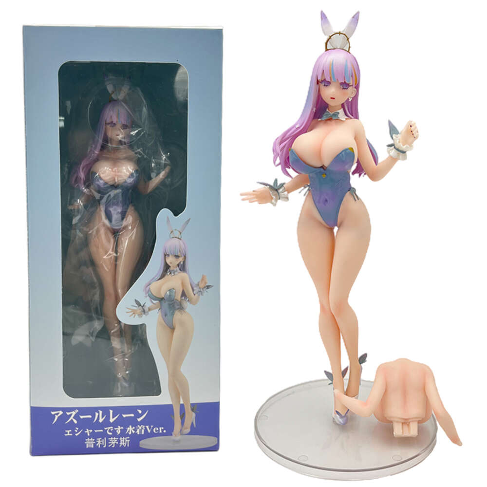 Mascot Costumes 29cm Azur Lane Plymouth Bunny Girl Anime Figure Azur Lane St Action Figure Sirius Figure Sexy Collectible Model Doll Toys