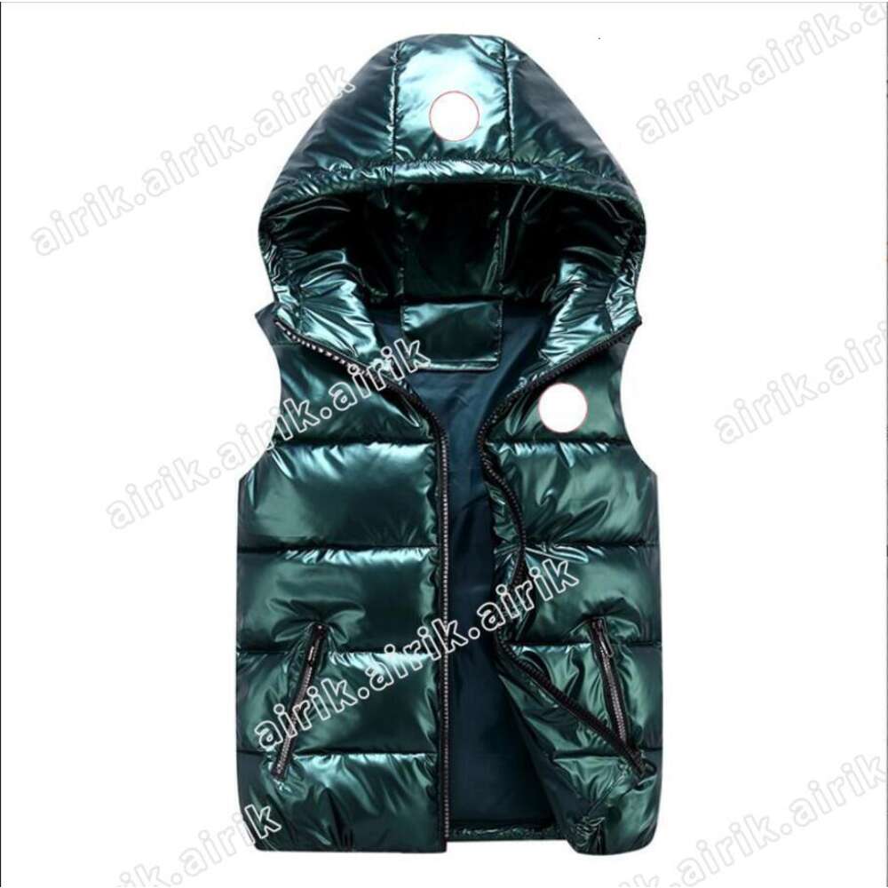 Designer Men's and Women's waistcoat Autumn Winter warm down vest Classic parka badge Luxury brand short coat windbreaker coat