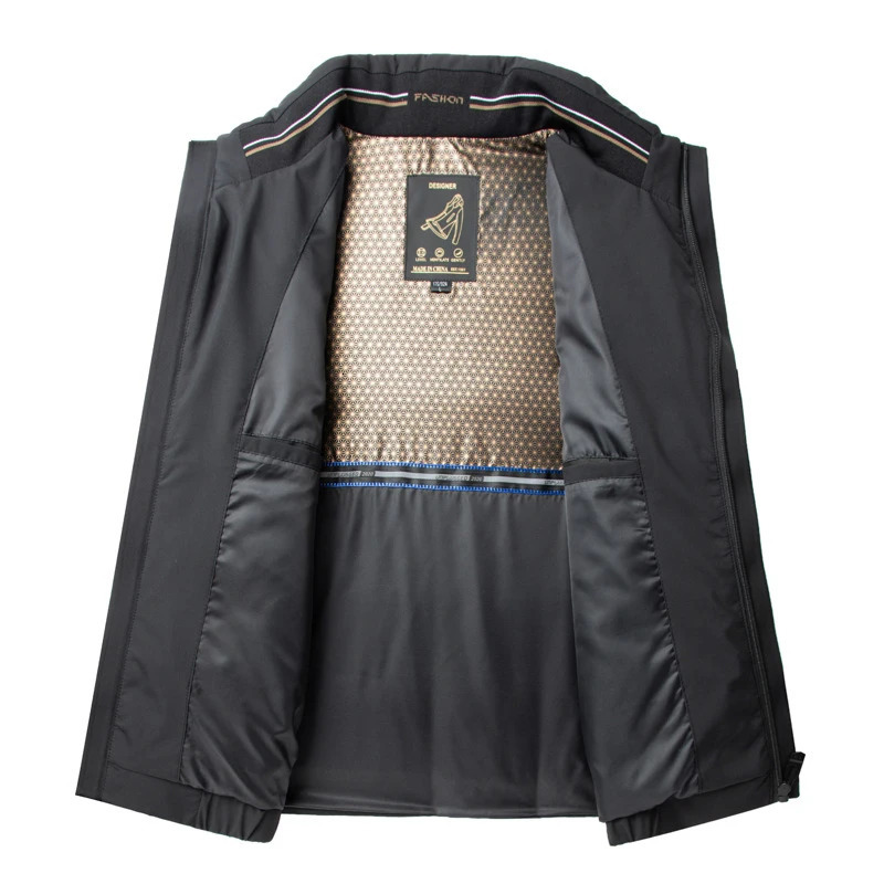 Men's Down Parkas Standing Collar Jacket Winter Youth Business Casual Warmth and Fashion 231010