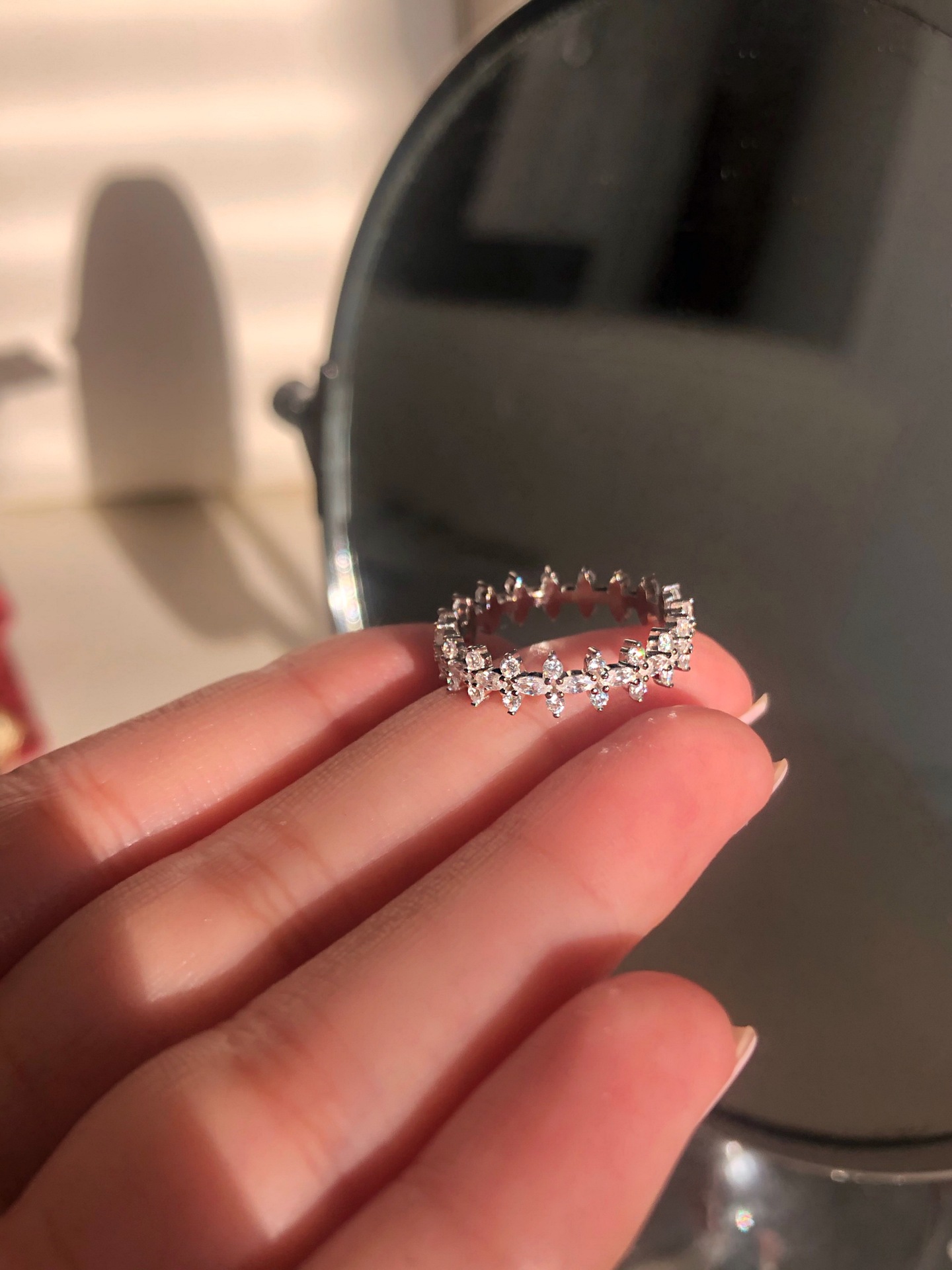 Ins Top Sell Weddings Simple Fashion Jewelry 925 Sterling Silver Marquise Cut White 5A Cubic Zircon Designer CZ Diamond Gemstone Party Promise Women E