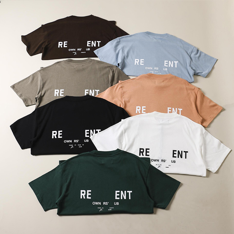 Mens Designer T shirts Owner's Club Tee Cotton Letters Print Oversize Luxurys Men Women Casual Clothing S-XL