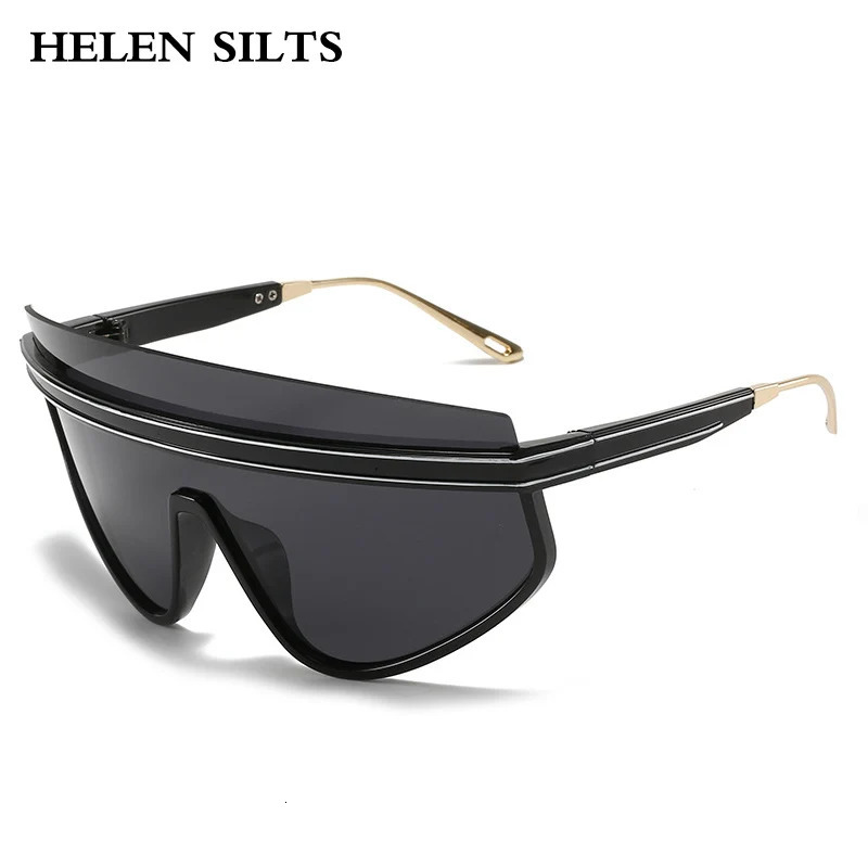 Sunglasses Frames Fashion Shield Sunglasse Men Oversized Outdoor Goggles Sun Glasses Men Punk Half Frame Windproof Eyewear UV400 231012