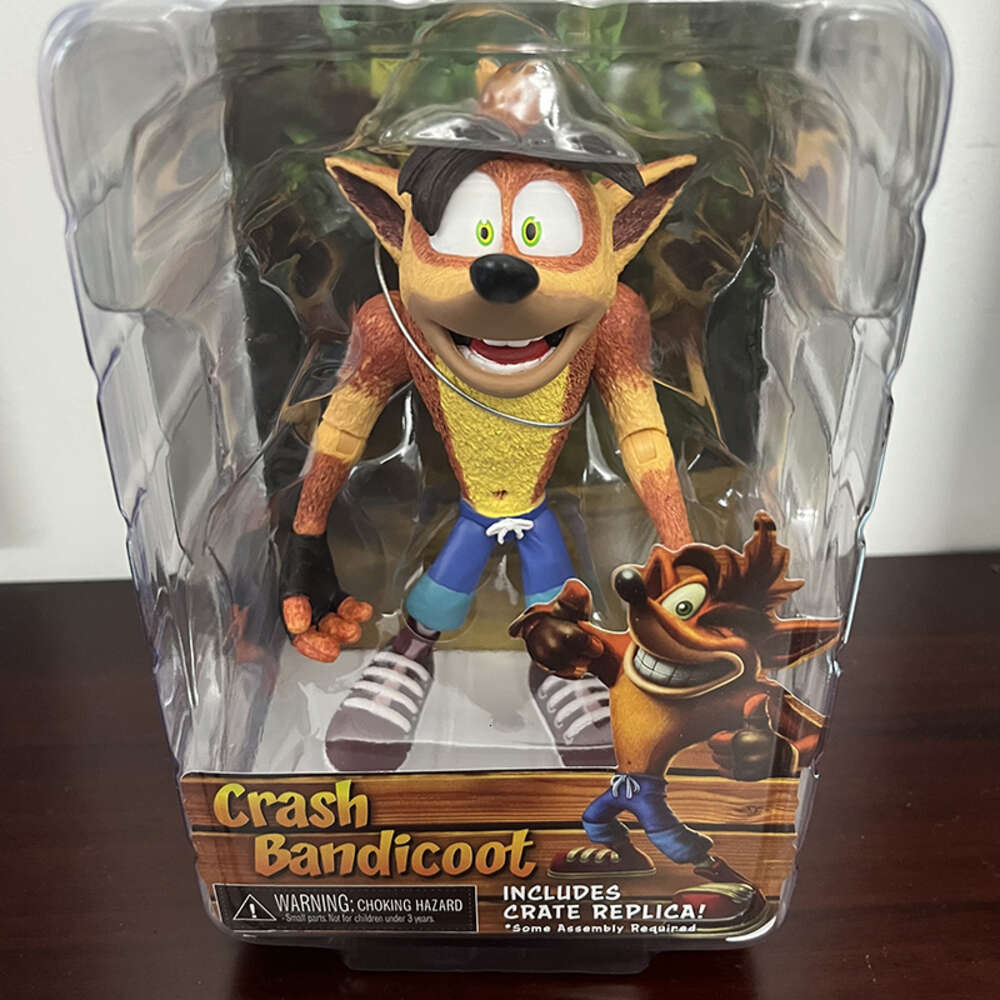 Mascot Costumes Neca Figure Game Crash Bandicoot Sane Trilogy Action Figure Model Toys Bookshelf Ornament Birthday Present for Friends