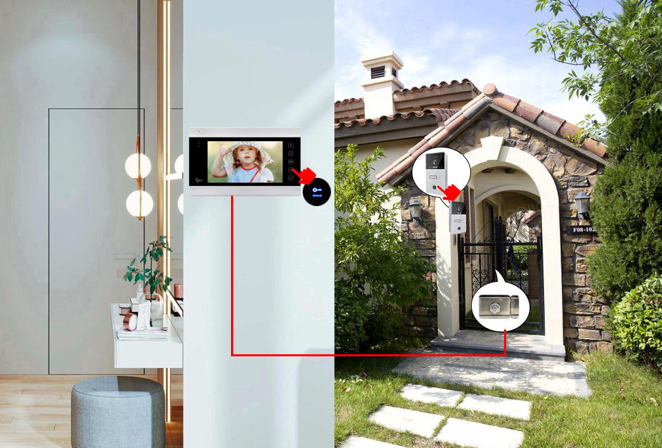 Tuya Smart Video Intercom Video Interphone Doorbell Camera 1080P WiFi Video Intercom For Home Security Protection
