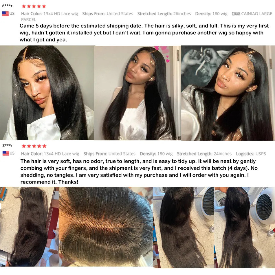 Lace Wigs HD Lace Frontal Wig 28 30 inch Straight Human Hair Wigs 180% 13x4/6 Transparent Lace Front Wigs 5x5 Human Hair Lace Closure Wigs 231012
