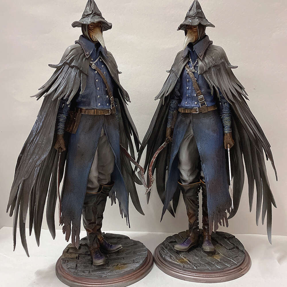 Mascot Costumes Bloodborne Action Figure Eileen Kit the Old Hunter Bloodborne Figure Model Toys Gift 30cm Bookshelf Ornament