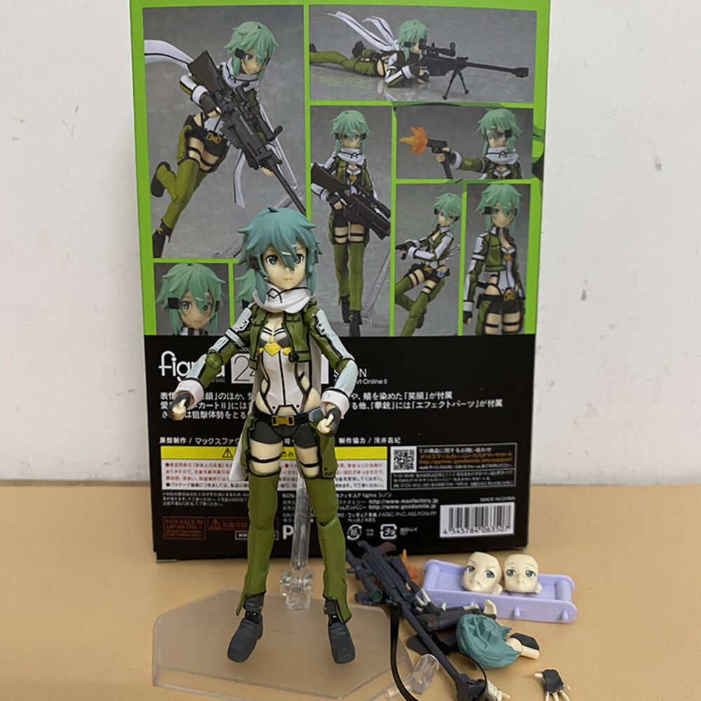 Mascot Costumes Figma Sword Art Online Figure Kirito Kazuto 174 Asuna 178 Sinon Asada Sao 241 Action Figure Model Toys Joint Movable Desk Decor