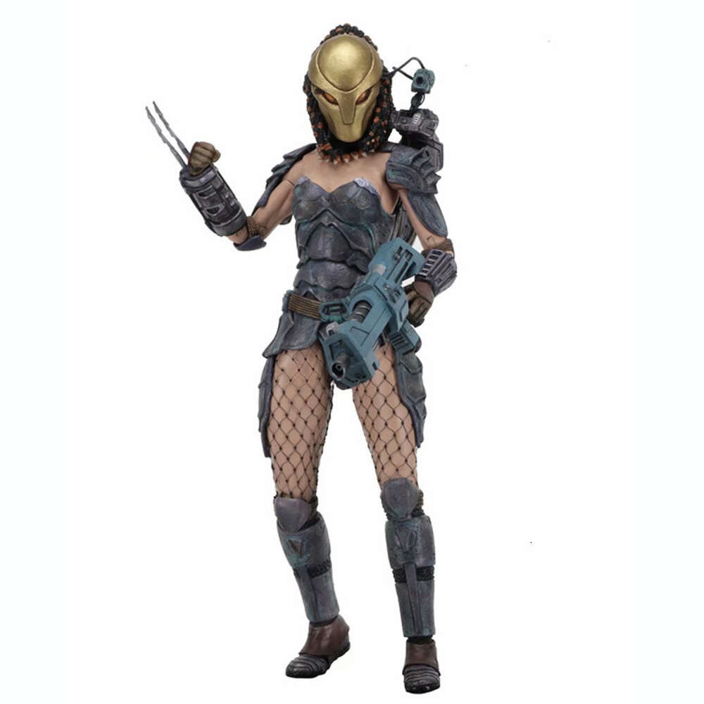 Mascot Costumes Neca Figure Alien Vs Predator Masked Scar Elder Predator Hiko Nohi Life Death Hornhead Action Figure Model Toys Desk Decor