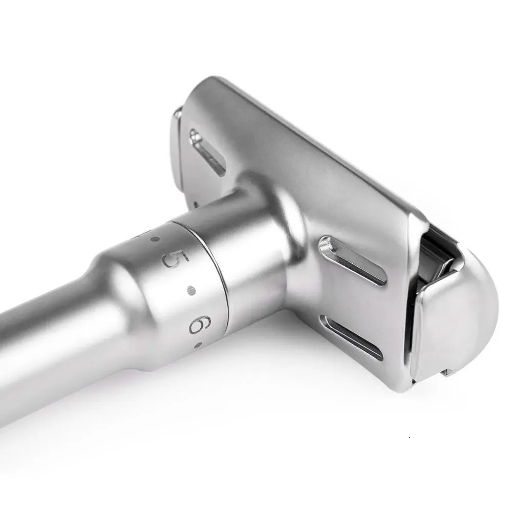 Razors Blades Adjustable Safety Razor Mens Folding Shaving Double Edge Classic Safety 5 PCS Coated Blades And Shaver Holder 231011