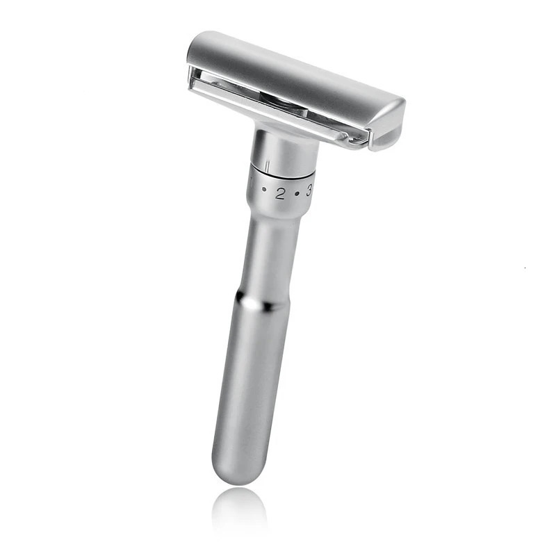 Razors Blades Adjustable Safety Razor Mens Folding Shaving Double Edge Classic Safety 5 PCS Coated Blades And Shaver Holder 231011