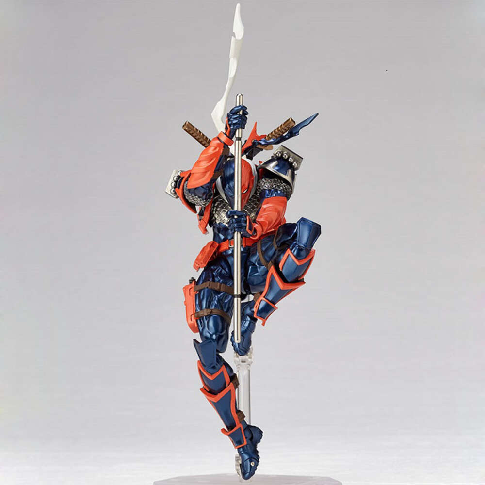 Mascot Costumes Deathstroke Figure Amazing Yamahi Revoltech Series No.11 the Dark Knight Bruce Wayne Action Figure Collection Model Toy Gifts