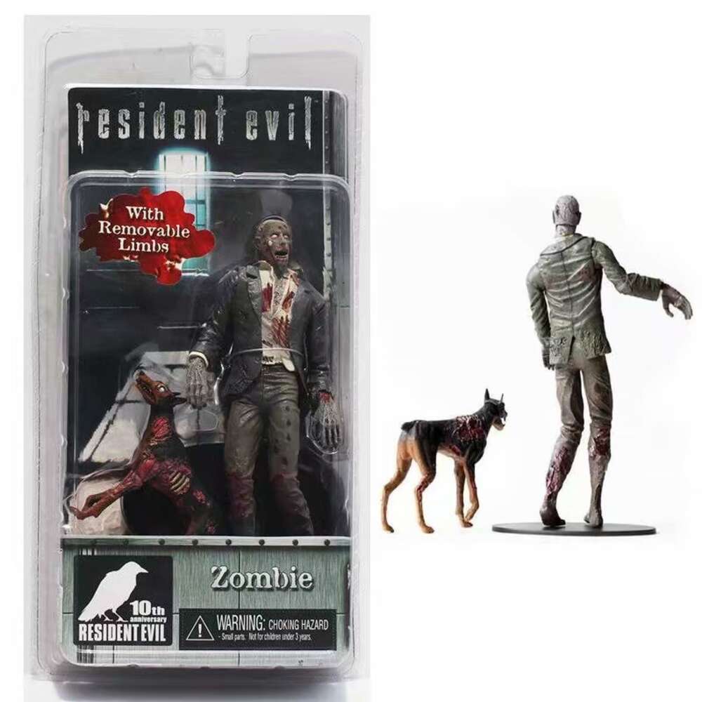 Mascot Costumes Neca Figure Redfield Hunk Zombie Chris Biohazard Executioner Mini Action Figure Model Toy Christmas Present for Friends