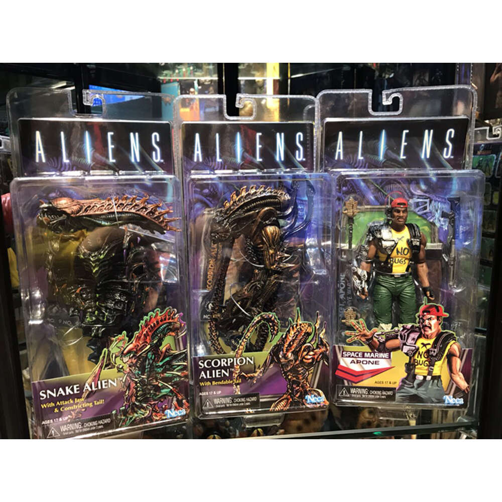 Mascot Costumes Neca Figure Scorpion Figure 13th Lineup Aliens Vs Predator Scorpion Snake Alien Sgt Apone Snake Action Figure Model Toys Gift