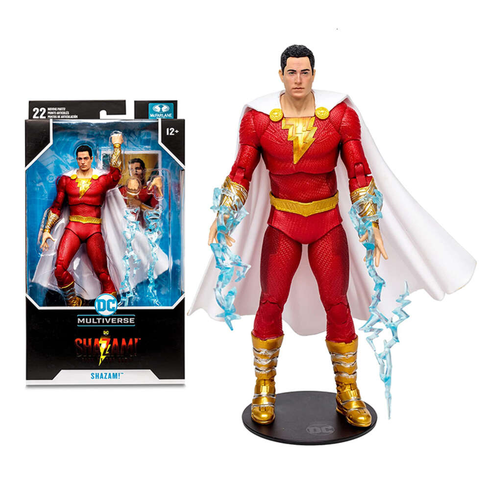 Mascot Costumes Shazam 2 Movie 7-inch Shazam Action Figure Model Toys Joint Movable Doll Creative Christmas Present for Friends
