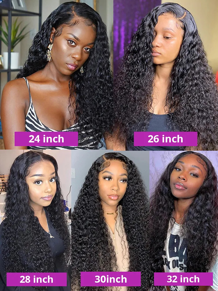 Lace Wigs 30 Inch Deep Wave Frontal Wig Transparent 13x4 13x6 HD Lace Front Human Hair Wigs Curly Human Hair Lace Frontal Wigs For Women 231012