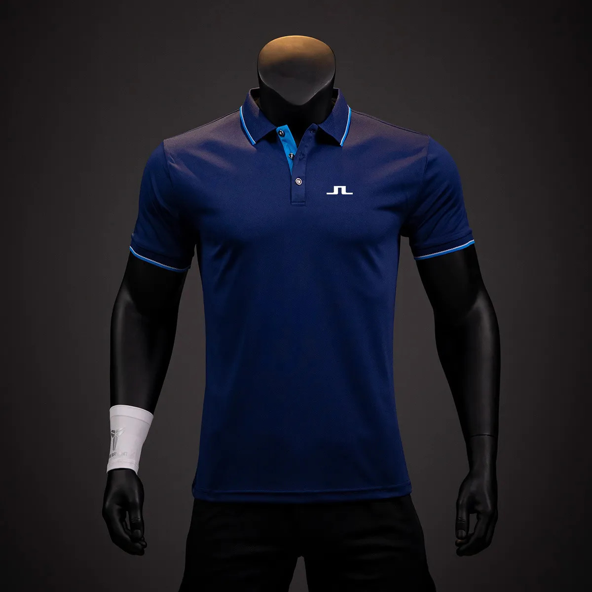 Men's Polos Mens Polos J Lindeberg Men T-shirt Casual Lapel Stitching Polo Shirts Man High-quality Short-sleeved Summer Pullover Top Slim Fit Gol