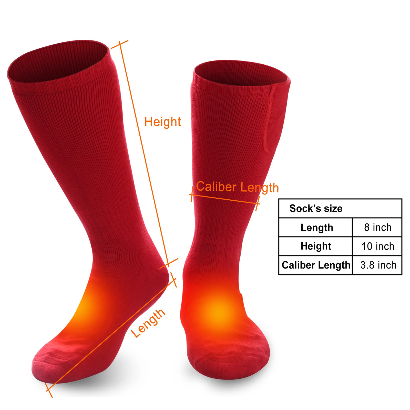 Sports Socks Electric Heated Socks Battery Powered Comfortable ThermoSocks Cold Weather Thermal Socks Sport Outdoor Camping Hiking 231011