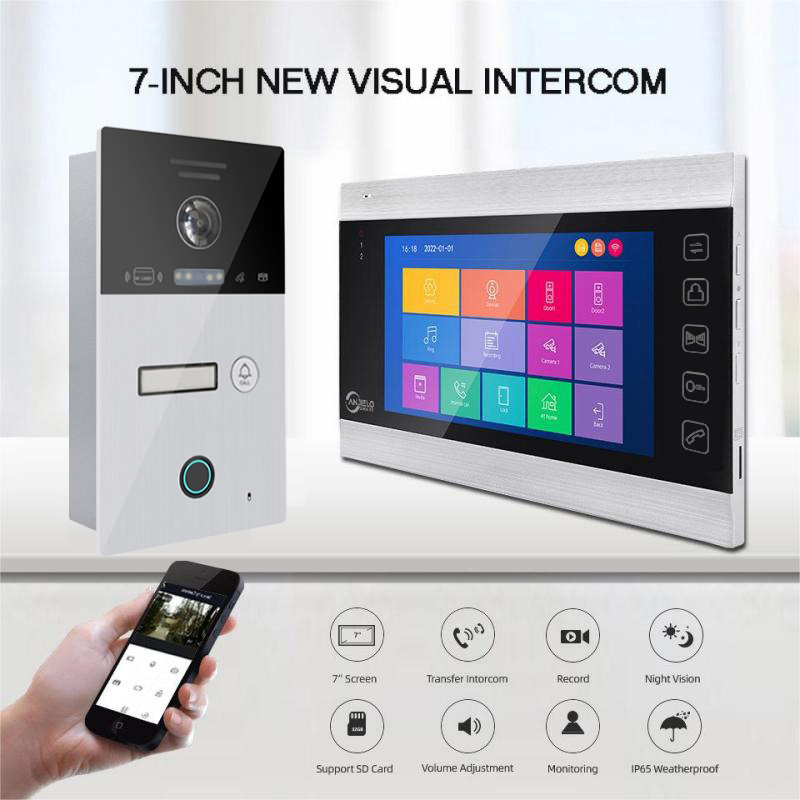 Tuya Smart Video Intercom Video Interphone Doorbell Camera 1080P WiFi Video Intercom For Home Security Protection