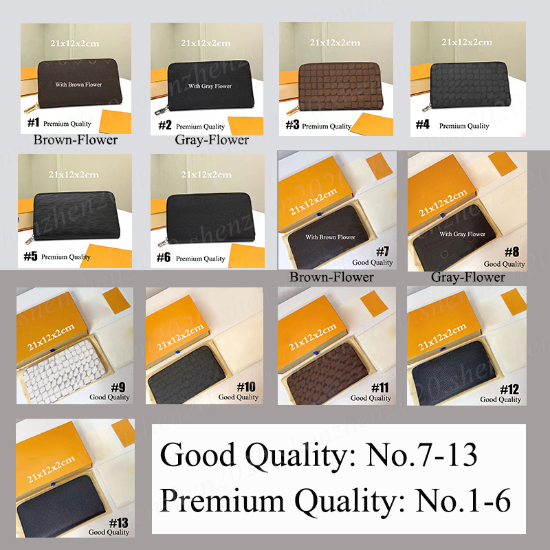 2Szies Premium/Good Fashion Zipper Wallet for Women or Men Purse with Gift Box