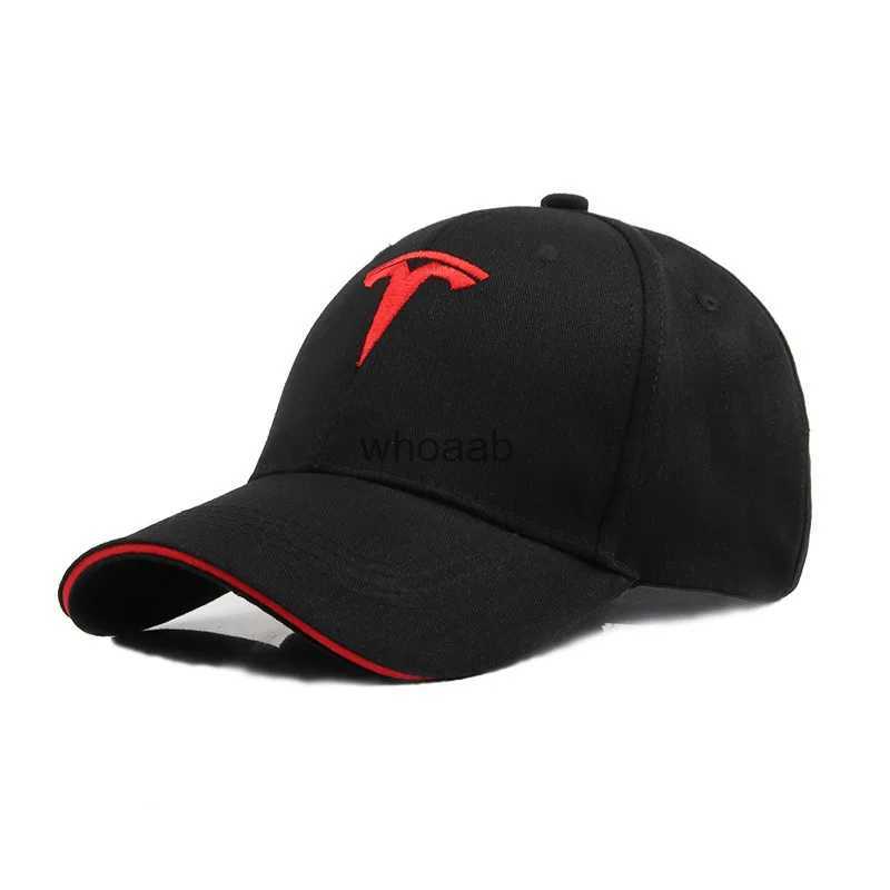 Ball Caps Fashion Letter Embroidered for Tesla Baseball Caps Men Women Snapback Hat Adjustable Sun Protection Outdoor Sport Fishing Golf YQ231012