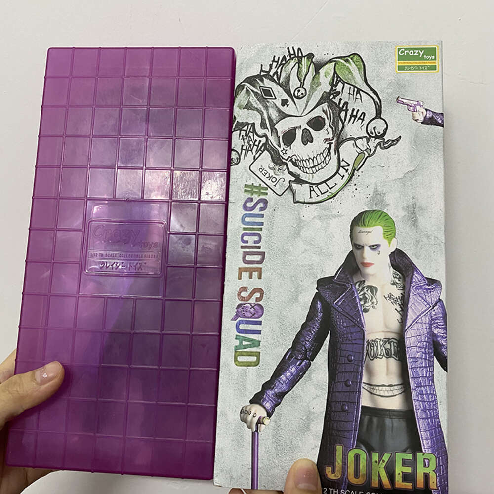 Mascot Costumes Crazy Toys Quinn Joker Action Figure Articulated Collectible Model Toys Joint Movable Doll Bookshelf Ornament Gift for Kids