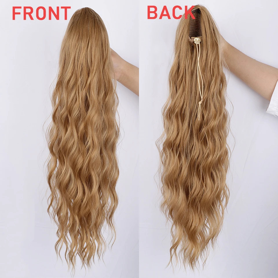Lace Wigs AISI BEAUTY Synthetic tail for Women Long Wavy Fluffy Synthetic tail Hairpiece Natural Soft Daily Use 231012