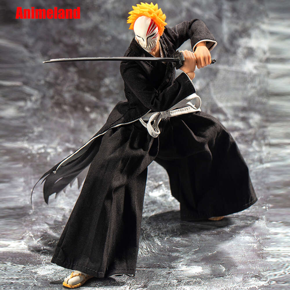 Mascot Costumes Shf Dasin Great Toys Gt Bleach Kurosaki Ichigo Aizen Sousuke 18cm Pvc Action Figure Model Toys Bookshelf Ornament Gift