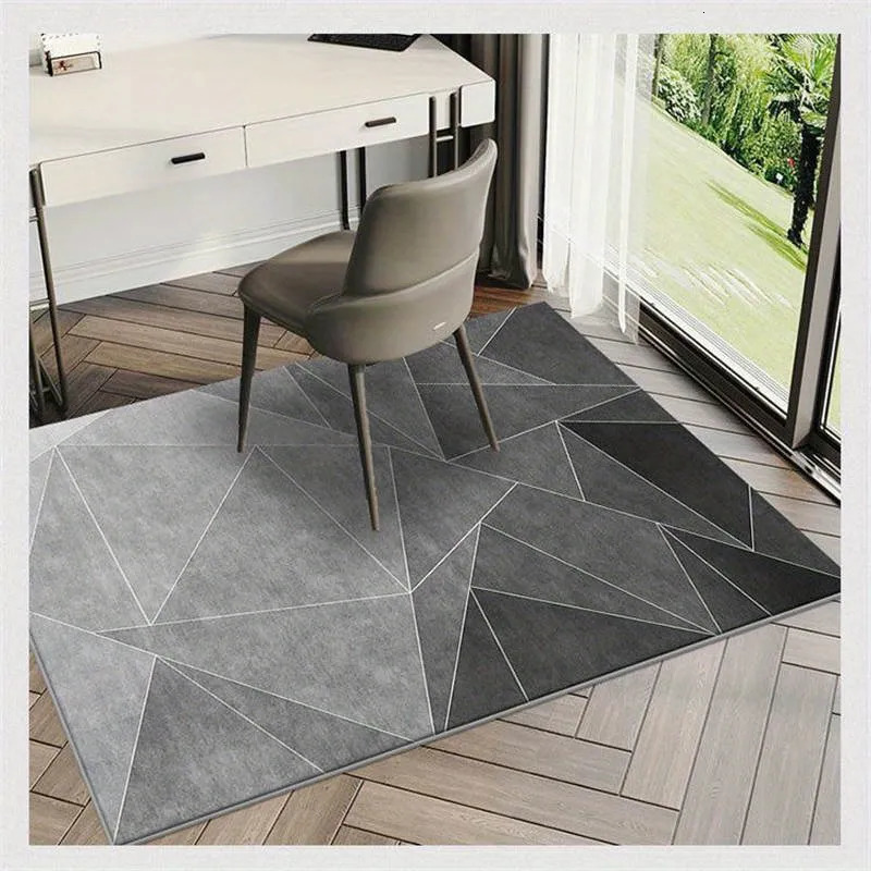 Carpet Nordic Black Gray for Living Room Home Decor Sofa Table Large Area Rugs Bedroom Bedside Foot Pad Welcome Entrance Doormat 231011bj