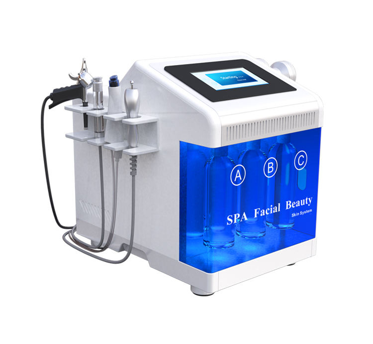 Widely Used 7 In 1 Beauty Dermabrasion Machine PDT Bio Oxygen Jet Skin Elasticity Enhance Anti-Aging H2o2 Pore Cleaning Oil Control Beauty Cent