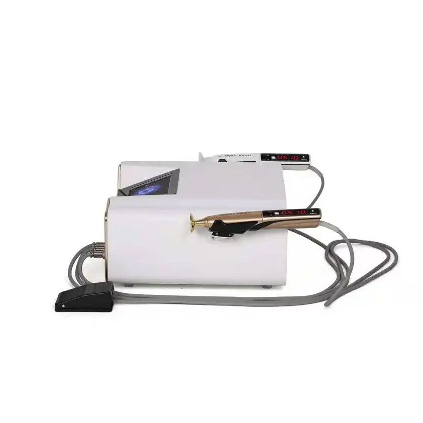 Advanced Desktop Plasma Ozone Pens Skin Tightening Acne Scar Therapy Face Shape Building Anti-wrinkle Equipment with 2 Handles for Women