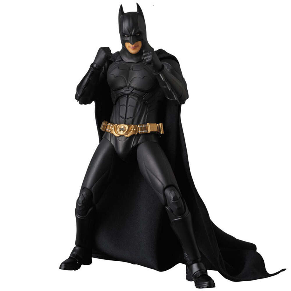 Mascot Costumes the Dark Knight Bruce Wayne Mafex 049 Figure Begins Suit Movie Tv 1989 Action Figure Model Toys Joint Movable Bookshelf Decor