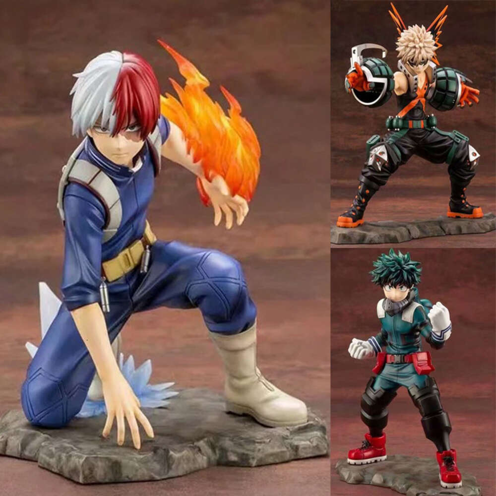 Mascot Costumes Artfx J Statue My Hero Academia Izuku Midoriya Bakugou Katsuki Shoto Todoroki Action Figure Model Toys Bookshelf Decoration Doll