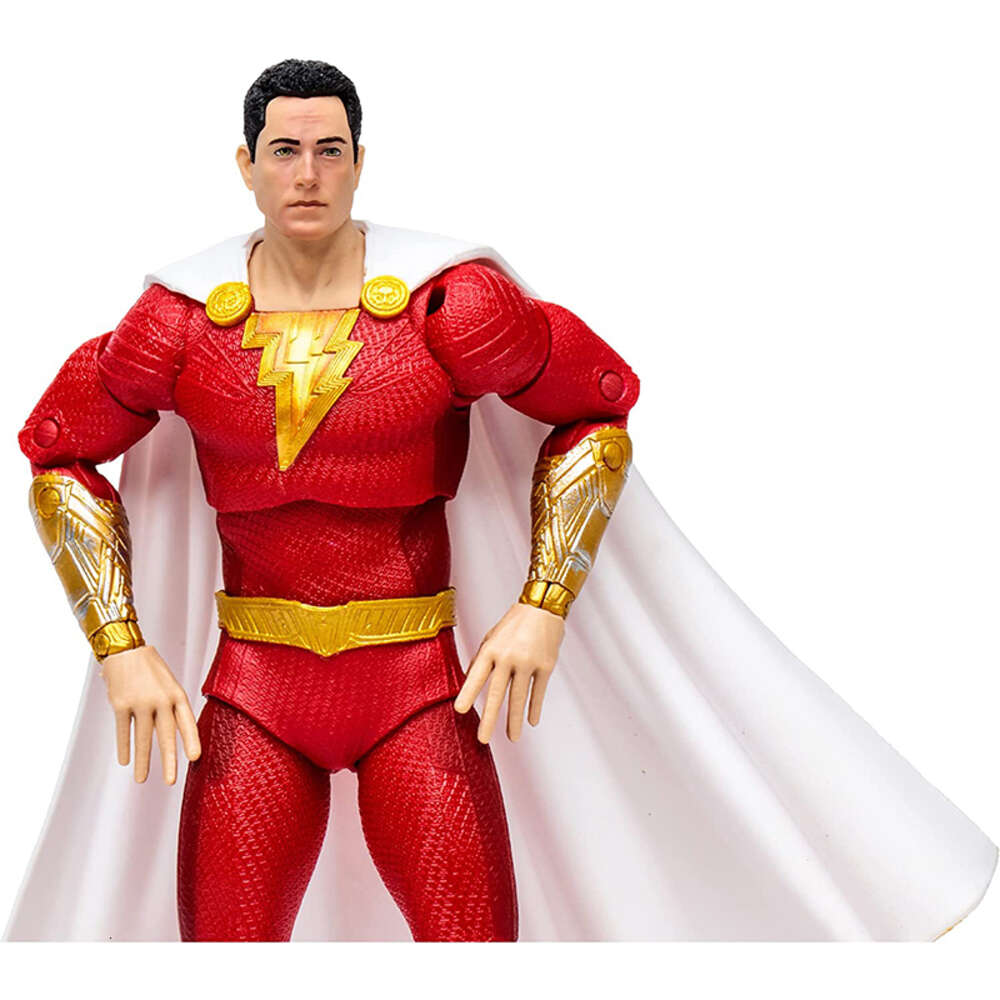 Mascot Costumes Shazam 2 Movie 7-inch Shazam Action Figure Model Toys Joint Movable Doll Creative Christmas Present for Friends