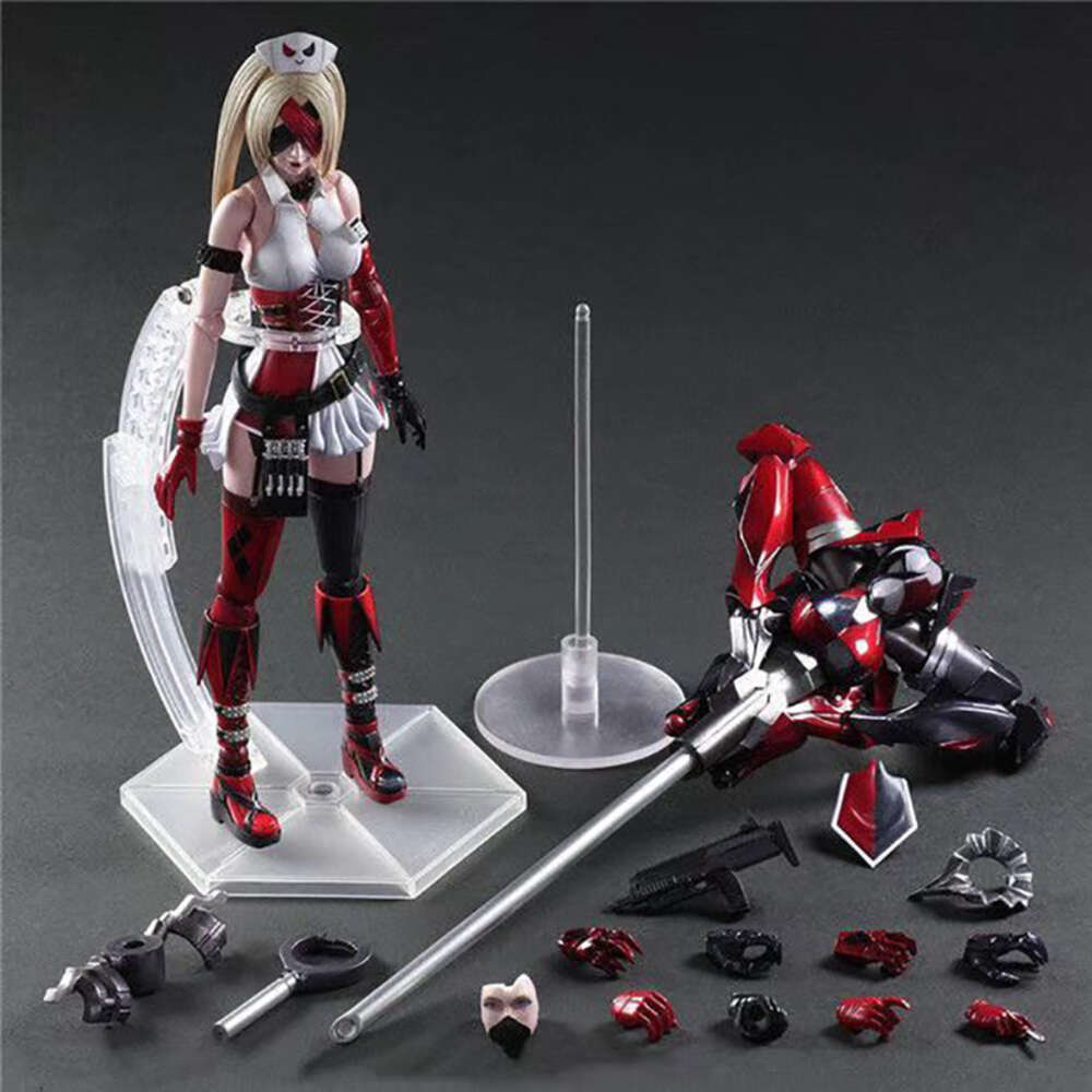 Mascot Costumes Play Arts Figure Sexy Quinn Figure Kai Figure Joker 1/6th Scale Collection Doll Model Toys 28cm Joint Movable Doll Birthday Gift