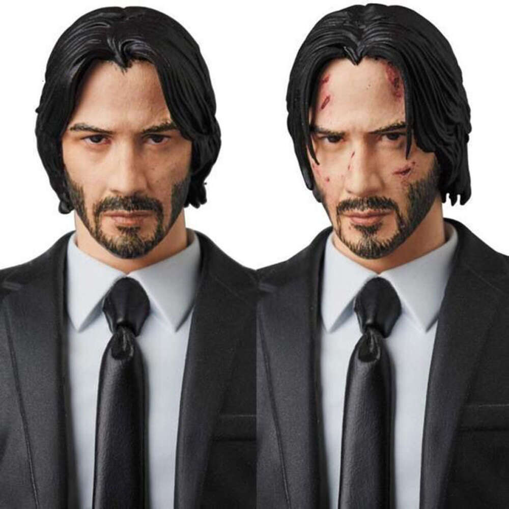 Mascot Costumes John Wick Figure Mafex 085 Collection Action Figure Model Toys Joint Movable Doll Bookshelf Ornament Birthday Gift for Children