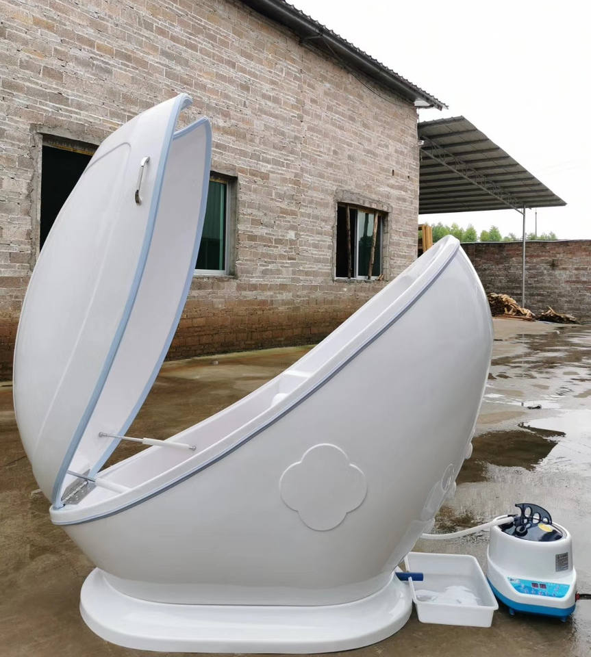 Far Infrared Sauna Capsule Slimming Beauty Equipment Ozone Capsule Massage Full Body steam bath Spa Relaxing Detox Fumigation Salon Spa Half Lying Dev