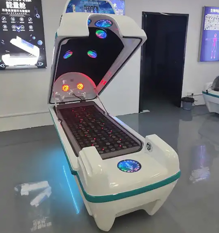 New Sensory Sauna Slimming Space Capsule Light Far Infrared Massage Spa Capsule