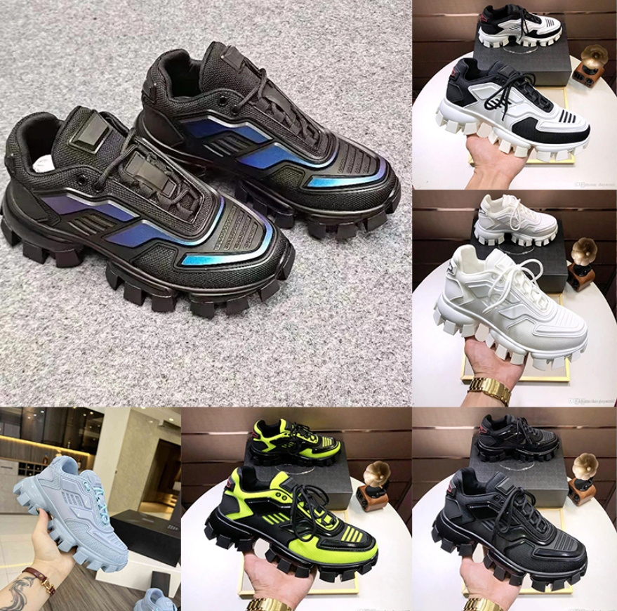 Cloudbust Thunder Sneakers 19FW Designer Shoes Camouflage Mens Casual Shoes New Capsule Series Black Stylist Lace up Outdoor Rubber