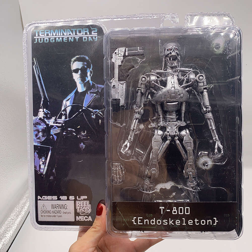 Mascot Costumes Neca Figure the Terminator Figure T-800 T-1000 Endoskeleton Pvc Action Figure Model Toys 18cm Bookshelf Ornament Gift for Kids