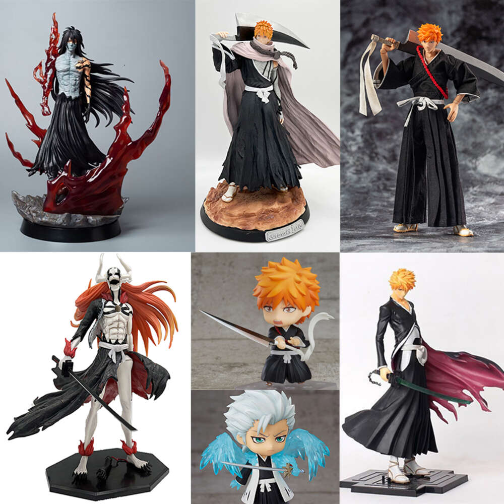 Mascot Costumes Gk Bleach Ichigo Kurosaki Hitsugaya Toushirou Figure Ichigo Kurosaki 1199 Hitsugaya Toushirou 991 Action Figure Model Toys Decor