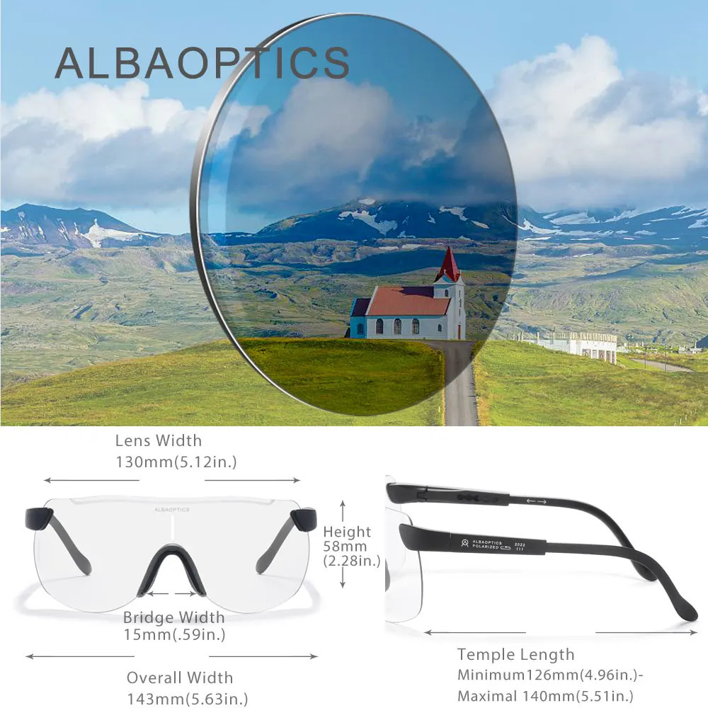 Outdoor Eyewear Alba Optics Stratos Cycling Pochromic Sunglasses Men UV400 Sport Goggles Bike Bicycle Eyewear Women Mountain Glasses 231012