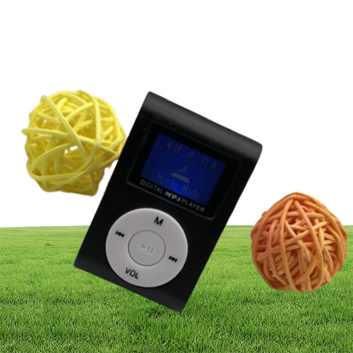 SUOZUN Portable MP3 Player Metal Clip Mini USB Digital Mp3 Music Player LCD Screen Support 32GB Micro SD TF Card Slot272B