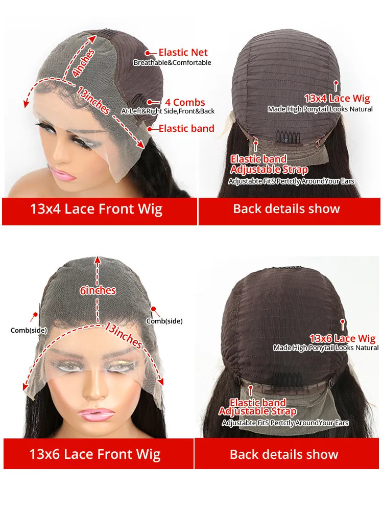 Lace Wigs Transparent 13x4 13x6 HD Water Wave Lace Front Wigs For Women Curly Human Hair Wigs Deep Wave Lace Frontal Wigs Pre Plucked 231012