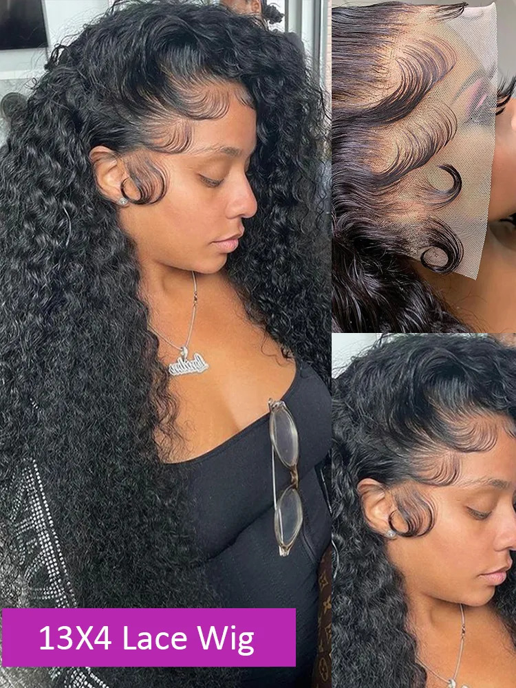 Lace Wigs 30 Inch Deep Wave Frontal Wig Transparent 13x4 13x6 HD Lace Front Human Hair Wigs Curly Human Hair Lace Frontal Wigs For Women 231012